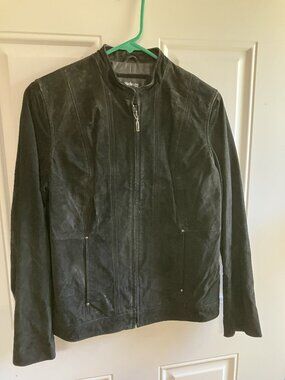 Woman's Genuine Leather Black Jacket
